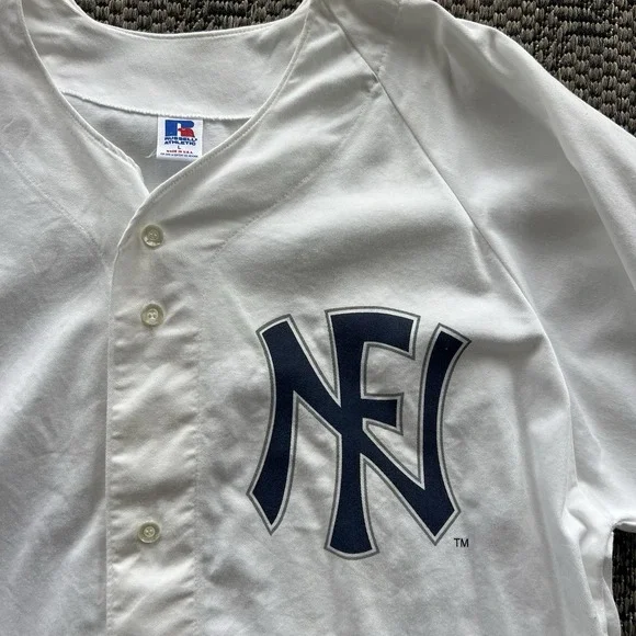 Vintage Russell Athletic Jersey Size XL White UNF Ospreys NCAA Baseball 90s - Picture 2 of 9